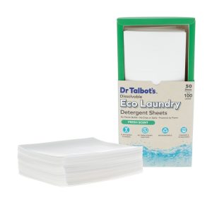 Dissolvable Eco Laundry Detergent Sheets | Fresh Scent (50-Count)